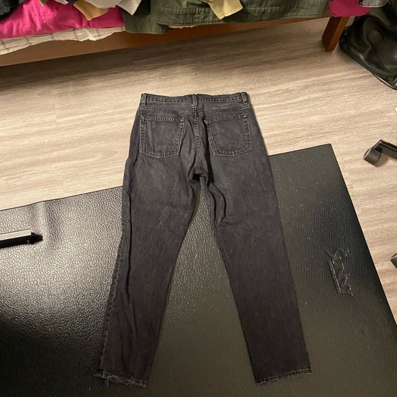 BNWOT Reformation black mom jeans - Picture 3 of 5